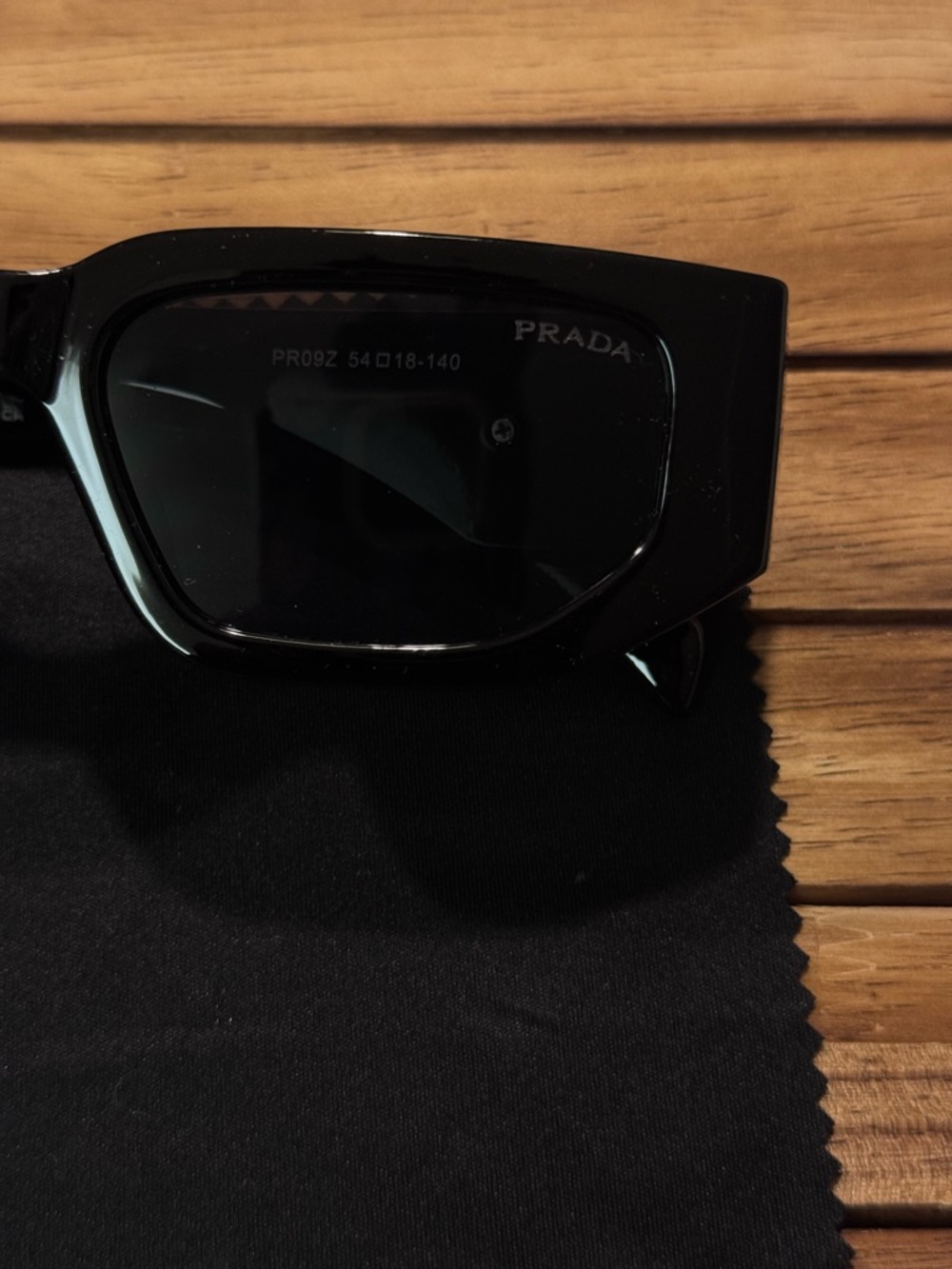 Prada Symbole Sunglasses - Black - Picture 5 of 5